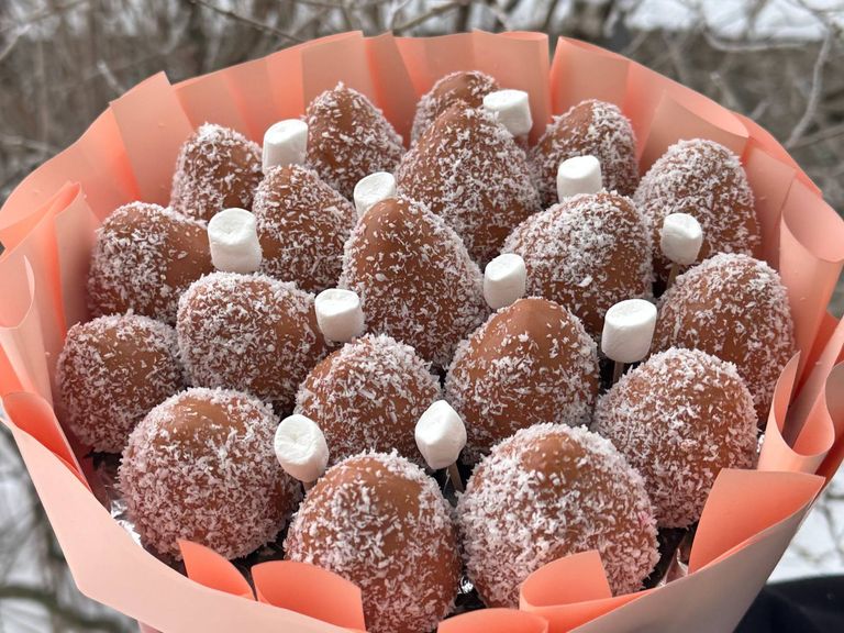 Букет из клубники "Карамелька"